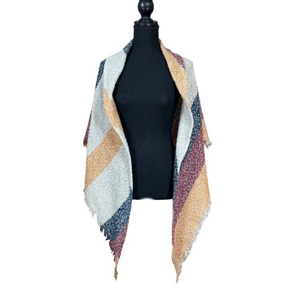 Cozy Soft Women's Wool Long Wrap Scarf OS - Picture 1 of 6